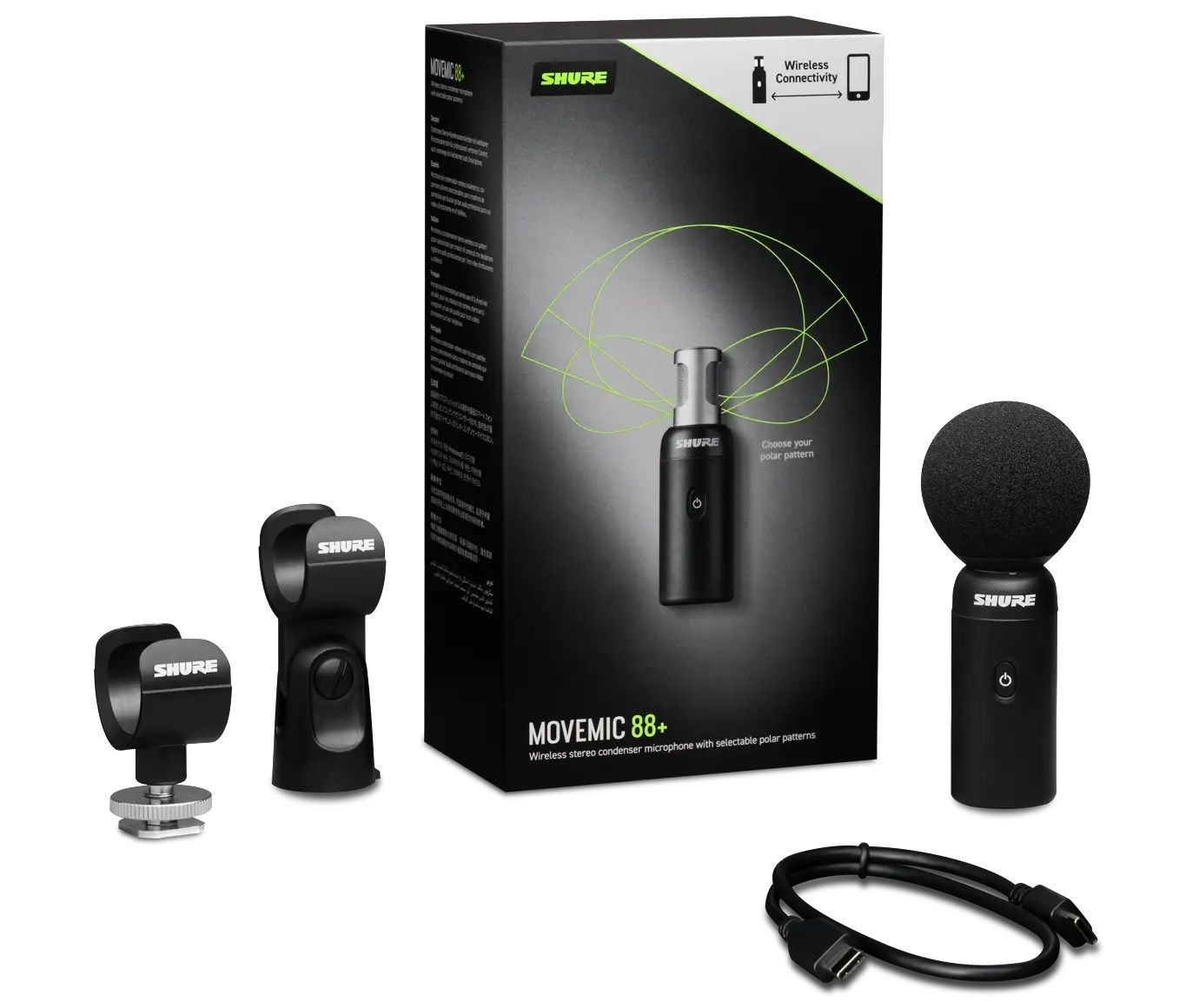 Shure MoveMic 88+, un micrófono estéreo inalámbrico para proyectos de